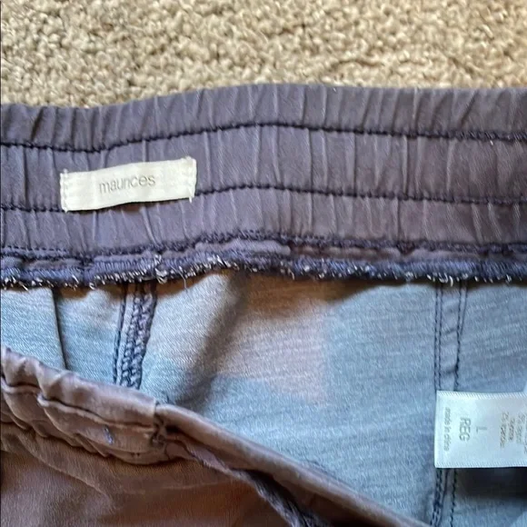 bundle of 2 Maurices Sage green and Blue Ankle Pants - Picture 4 of 6